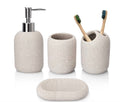 Juego de accesorios de baño de mármol