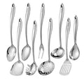 Juego de utensilios de cocina de acero inoxidable